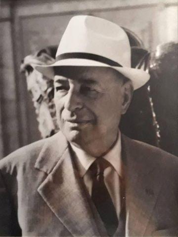 Ritratto di Aldo Lenzi, anni quaranta  