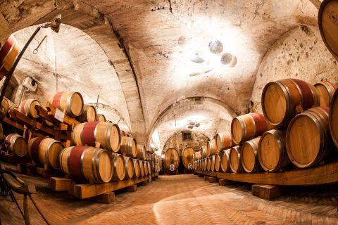 Barricaia nella Tenuta Freienfeld, sede storica della Cantina Kurtatsch