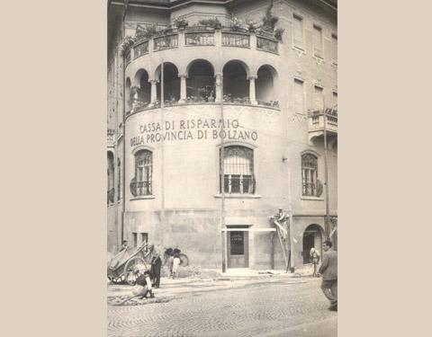 Lavori di rifacimento del Palazzo in epoca fascista