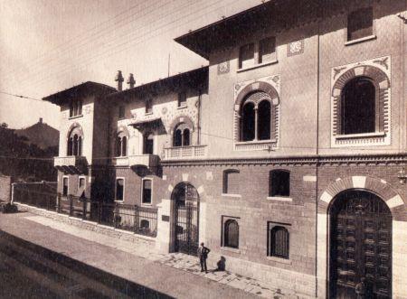 La sede di via Volta negli anni Venti
