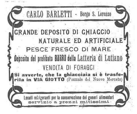 Pubblicità sul settimanale Il vero operaio, anno I n. 16, 18 settembre 1906