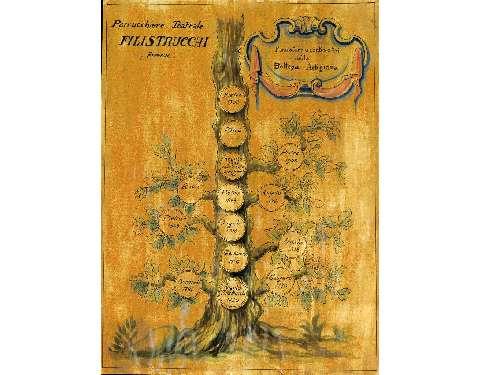 Albero genealogico della famiglia Filistrucchi