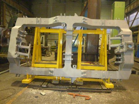 Un carrello ferroviario prodotto dall'impresa