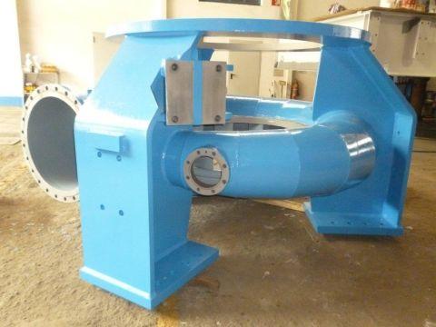 Un telaio cassa turbina prodotto dall'impresa