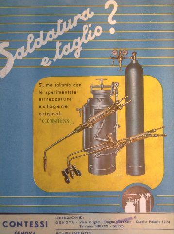 Volantino pubblicitario d'epoca