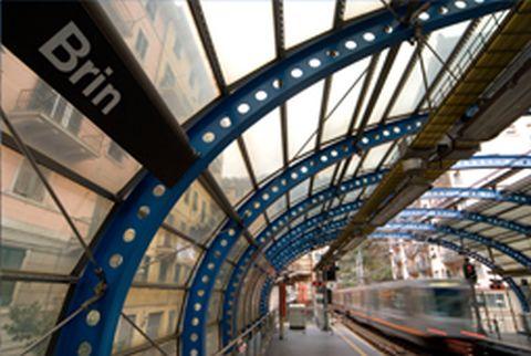 La stazione Brin della Metropolitana di Genova