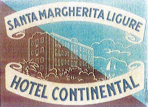 Etichetta per valigia, secondo dopoguerra