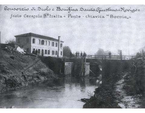 Immobile dove aveva sede la Trattoria al Ponte in comune do Lusia (1922)