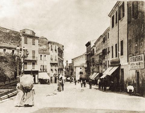 La drogheria Gavino Piras (inizi del Novecento)