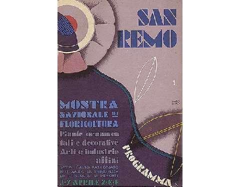 Manifesto della prima mostra internazionale di floricultura, 1930