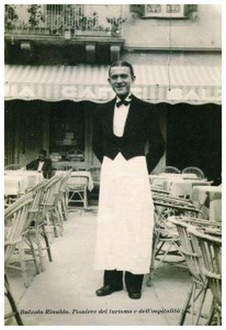 Rinaldo Balzola, pasticcere personale di Vittorio Emanuele III dal 1932 al 1938 e ideatore della ricetta originale dei famosi "Baci di Alassio" 