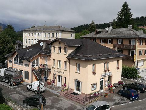 Veduta esterna del caseificio