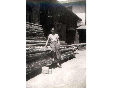 Un giovane Egidio Cimadom