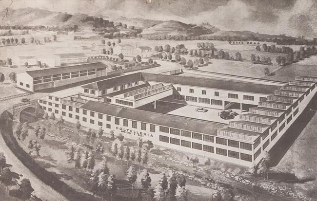 Veduta dello stabilimento in un disegno dei primi del Novecento