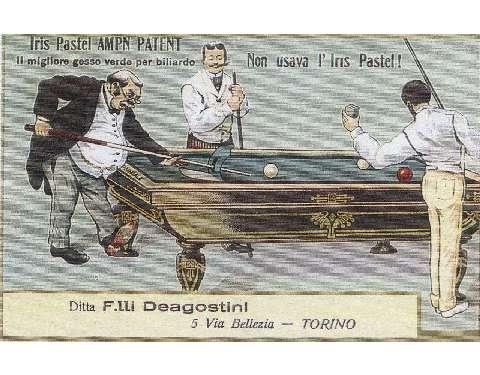 Cartolina pubblcitaria della F.lli Deagostini, 1920