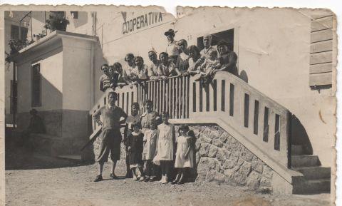 L' Albergo Cooperativa in una cartolina postale, 1935 (foto Pignat)