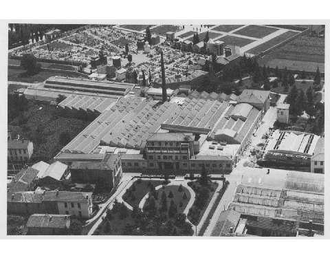 Veduta aerea stabilimento (anni sessanta)