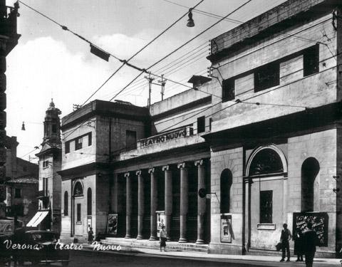 Facciata del Teatro Nuovo (1950 circa)