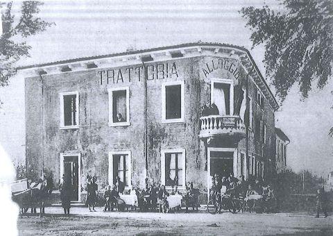 La trattoria alloggio agli inizi del Novecento