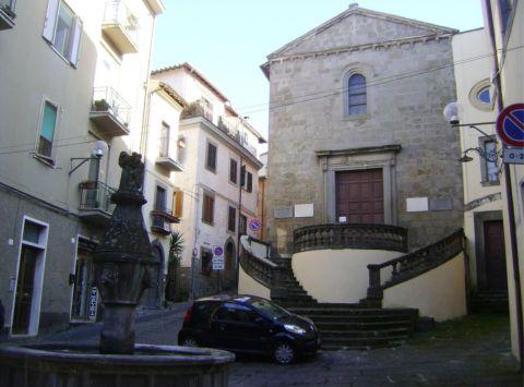 Intervento per riparazione danni di guerra alla Chiesa Crocetta a Viterbo, anni cInquanta 