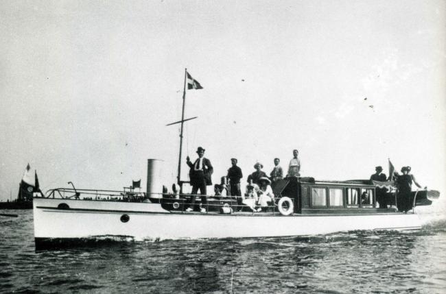 L'imbarcazione Cio Cio San costruita per Giacomo Puccini 