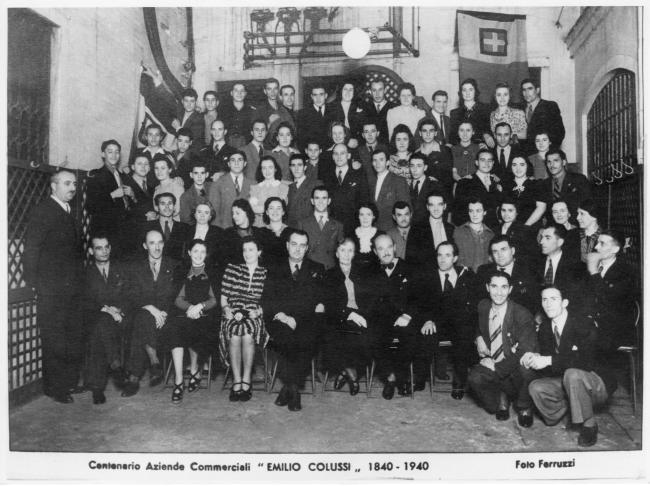 Il personale della Emilio Colussi celebra 100 anni di attività, 1940
