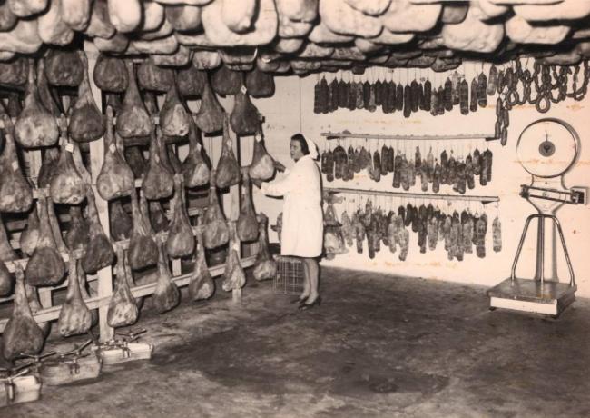 Le antiche cantine di stagionatura, anni Settanta