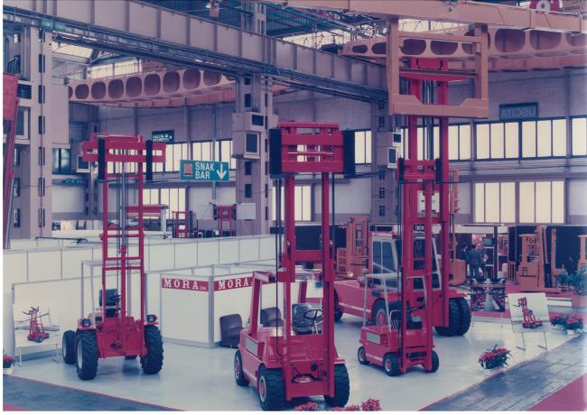 Esposizione alla Fiera Milano, primi anni Ottanta