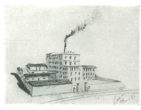 Lo stabilimento Agnesi nel 1893
