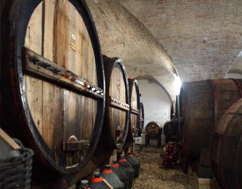 L'antica cantina dell'azienda