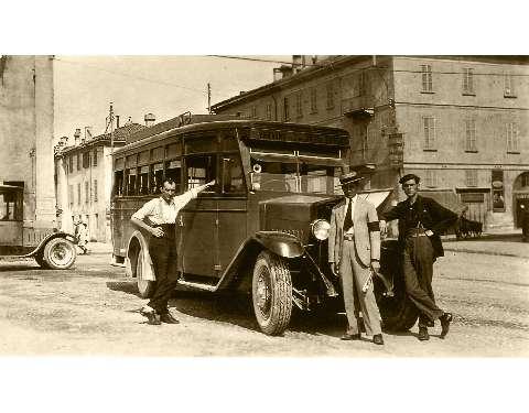 Foto d'epoca dell'impresa