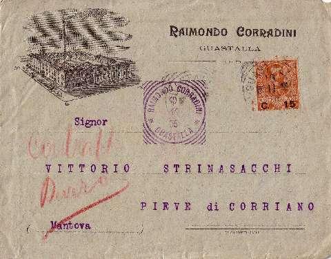 Busta intestata, 1911