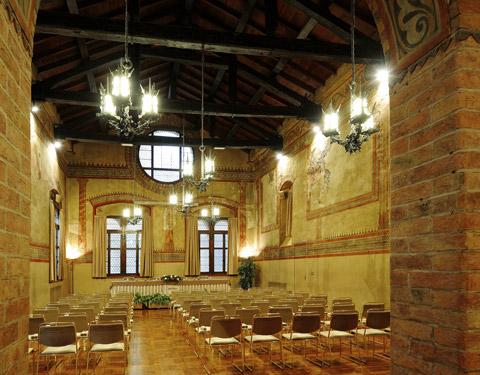 Sala del Capitano del popolo Hotel Posta datata 1278