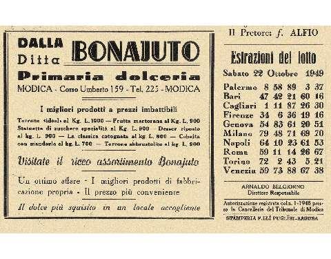 Pubblicità del 1949