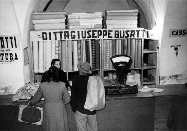 Negozio storico Busatti negli anni Cinquanta