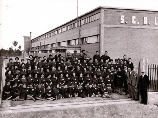 Inaugurazione della S.C.A.L. (Società Confezioni Articoli Latta), 1962 