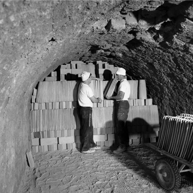 Scarico del forno dopo la cottura