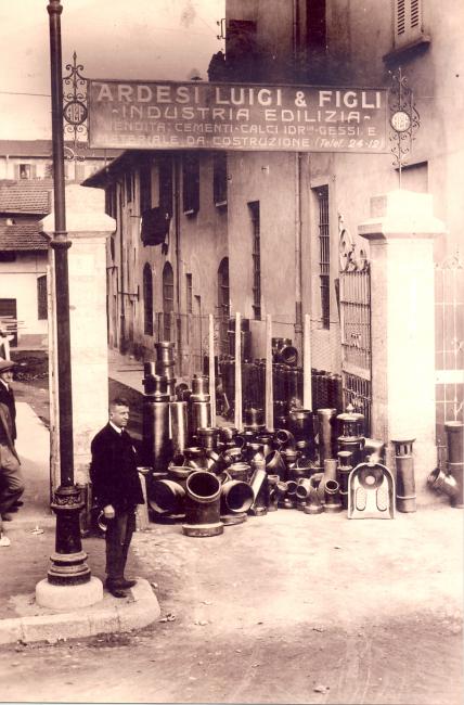 Luigi Ardesi e figli anno 1910