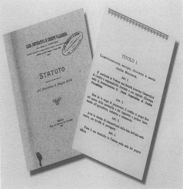 Statuto della Banca del 1898