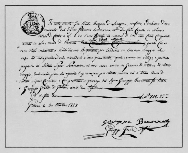 Prima polizza del 1828