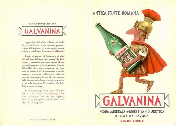Pubblicità per porta menù pieghevole del 1960 ca. destinato agli alberghi clienti