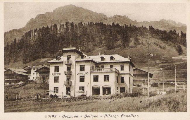 Una foto storica dell'albergo