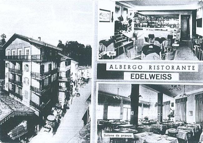 Cartolina d'epoca dell'albergo (anni sessanta)