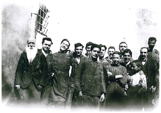Foto storica delle maestranze