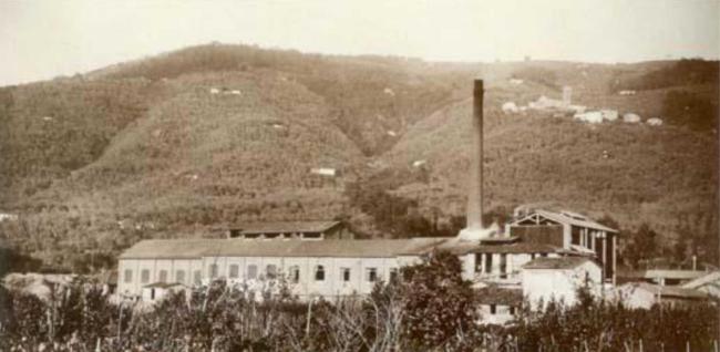 Foto d'epoca dello stabilimento di Pescia