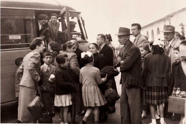Le prime gite in pulmann (anni cinquanta)