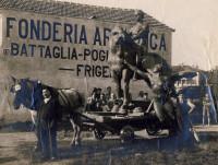 La Fonderia nella sede di via Gran Sanbernardo al 13 (1913)