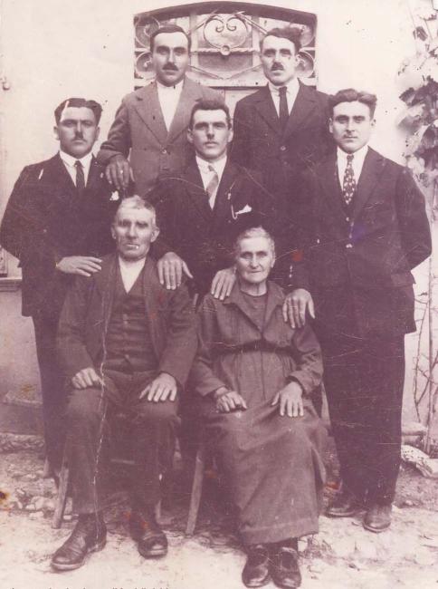 Ritratto di famiglia di Enrico Fornasari (inizio 1900)