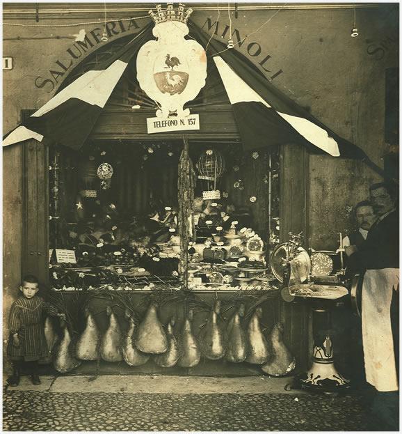 Fotografia storica del negozio