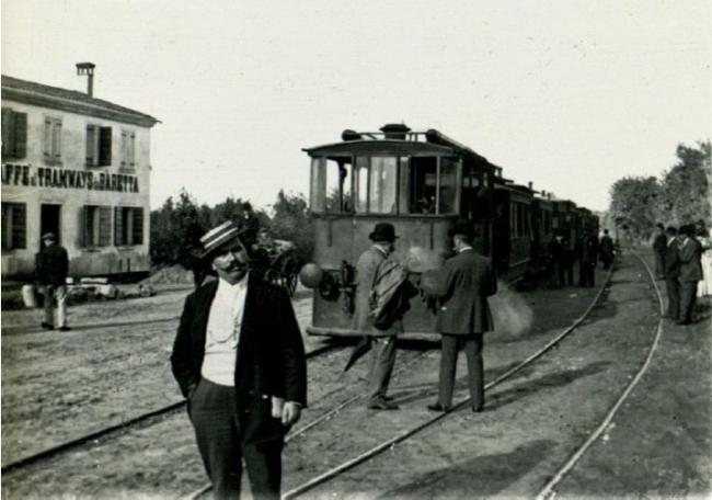 Facciata del bar nel 1912